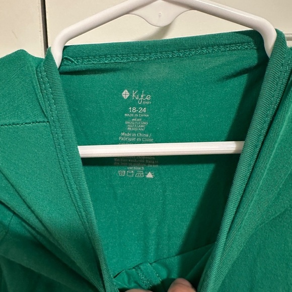 Kyte Baby Toddler Retired Green Fern Snap Footie Sleeper Size 18-24 Months - Picture 7 of 9